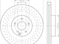 Disc frana MERCEDES-BENZ S-CLASS limuzina (W221), MERCEDES-BENZ S-CLASS cupe (C216) - HELLA PAGID 8DD 355 115-011