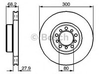 Disc frana MERCEDES-BENZ S-CLASS (W126) - OEM - MAXGEAR: 19-2696 - W02746389 - LIVRARE DIN STOC in 24 ore!!!