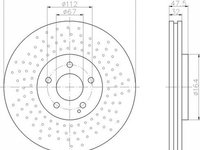 Disc frana MERCEDES-BENZ S-CLASS W220 TEXTAR 92124100