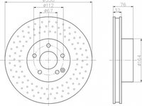 Disc frana MERCEDES-BENZ S-CLASS W220 TEXTAR 92099203