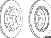 Disc frana MERCEDES-BENZ S-CLASS W222 V222 X222 FERODO DDF1771C-1