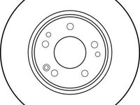 Disc frana MERCEDES-BENZ SL R129 TRW DF1594