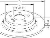 Disc frana MERCEDES-BENZ SL (R230), MERCEDES-BENZ S-CLASS limuzina (W221) - TOPRAN 407 769