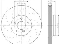 Disc frana MERCEDES-BENZ SL (R230) - TEXTAR 92120400