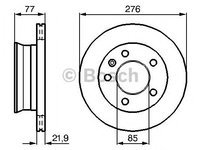 Disc frana MERCEDES-BENZ SLK (R172) - Cod intern: W20270625 - LIVRARE DIN STOC in 24 ore!!!