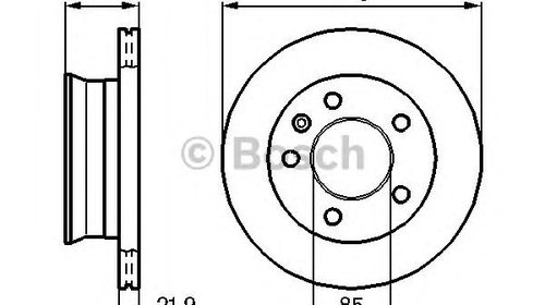 Disc frana MERCEDES-BENZ SLK (R172) - OEM - B