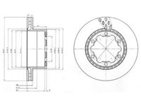 Disc frana MERCEDES-BENZ SPRINTER 5-t caroserie 906 DELPHI BG9015