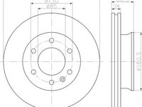 Disc frana MERCEDES-BENZ SPRINTER 5-t platou / sasiu (906) (2006 - 2020) TEXTAR 93143203