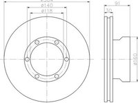 Disc frana MERCEDES-BENZ T2 LN1 autobasculanta TEXTAR 93087400