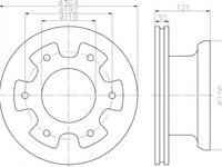 Disc frana MERCEDES-BENZ VARIO bus, MERCEDES-BENZ VARIO caroserie inchisa/combi, MERCEDES-BENZ VARIO autobasculanta - TEXTAR 93191400