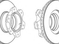 Disc frana MERCEDES-BENZ VARIO bus, MERCEDES-BENZ VARIO caroserie inchisa/combi, MERCEDES-BENZ VARIO autobasculanta - FERODO FCR209A