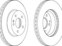 Disc frana MERCEDES-BENZ VIANO (W639) (2003 - 2016) FERODO DDF1203