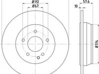 Disc frana MERCEDES-BENZ VIANO W639 TEXTAR 93123503