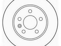 Disc frana MERCEDES-BENZ VITO bus (638), MERCEDES-BENZ VITO caroserie (638), MERCEDES-BENZ V-CLASS (638/2) - JURID 562054JC