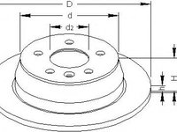 Disc frana MERCEDES-BENZ VITO bus (638), MERCEDES-BENZ VITO caroserie (638), MERCEDES-BENZ V-CLASS (638/2) - TOPRAN 400 865