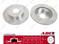 Disc frana MERCEDES-BENZ VITO nadwozie pe³ne 638 Producator ABE C3M015ABE