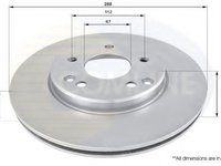 Disc frana MERCEDES C-CLASS (W202) (1993 - 2000) COMLINE ADC1603V