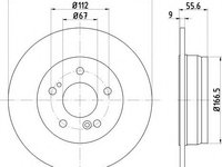 Disc frana MERCEDES CLK (C208) (1997 - 2002) Textar 92032703