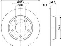 Disc frana MERCEDES CLS (C218) (2011 - 2016) KRIEGER 0950004036 piesa NOUA