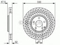 Disc frana MERCEDES E-CLASS (W211) (2002 - 2009) BOSCH 0 986 479 334 piesa NOUA