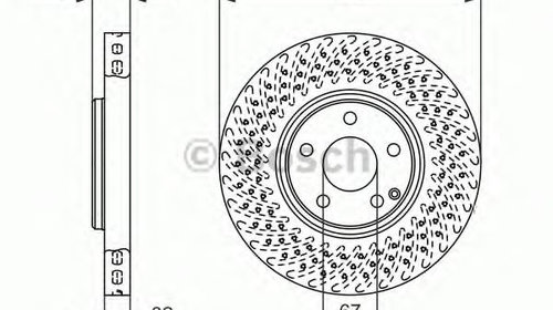 Disc frana MERCEDES E-CLASS (W211) (2002 - 20