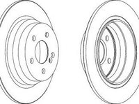 Disc frana MERCEDES E-CLASS (W212) (2009 - 2016) FERODO DDF1308C piesa NOUA