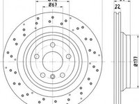 Disc frana MERCEDES M-CLASS (W166) (2011 - 2016) Textar 92254505