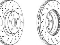 Disc frana MERCEDES S-CLASS (W221) (2005 - 2013) FERODO DDF1769C-1