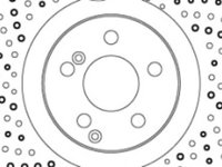 Disc frana MERCEDES S (W222, V222, X222), SLC (R172) 3.0/4.7 05.13-