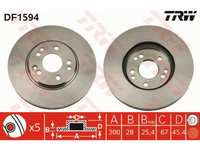 Disc frana Mercedes SL (R129) 1989-2001 #2 0155212040