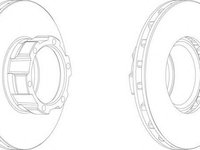 Disc frana MERCEDES VARIO caroserie inchisa/combi (1996 - 2016) FERODO FCR162A