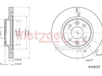 Disc frana METZGER 6110727