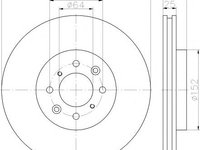 Disc frana MG MG ZR, MG MG ZS limuzina, MG MG ZS Hatchback - HELLA PAGID 8DD 355 114-921