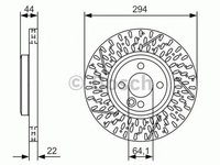 Disc frana MINI MINI CLUBMAN R55 BOSCH 0986479A69