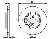 Disc frana MINI MINI R56 BOSCH 0986479438