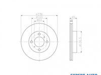 Disc frana Mitsubishi CARISMA (DA_) 1995-2006 #2 09705610