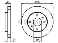 Disc frana MITSUBISHI CARISMA DA BOSCH 0986478531