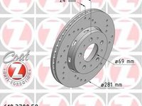 Disc frana MITSUBISHI CARISMA (DA_), VOLVO S40 I limuzina (VS), VOLVO V40 combi (VW) - ZIMMERMANN 610.3700.52