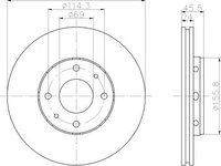 Disc frana MITSUBISHI CARISMA (DA_), VOLVO S40 I limuzina (VS), VOLVO V40 combi (VW) - HELLA PAGID 8DD 355 107-031