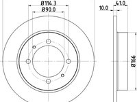 Disc frana MITSUBISHI CARISMA limuzina (DA) (1996 - 2006) KRIEGER 0950004251 piesa NOUA