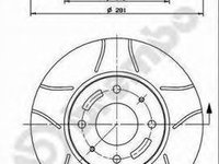 Disc frana MITSUBISHI CARISMA limuzina DA BREMBO 09.7720.75