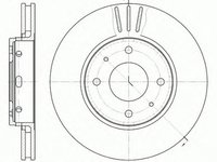 Disc frana MITSUBISHI CARISMA limuzina DA ROADHOUSE 6585.1