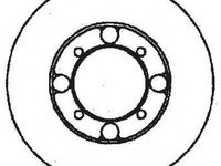 Disc frana MITSUBISHI COLT (A15_A), MITSUBISHI COLT Mk II (C1_A), MITSUBISHI COLT Mk III (C5_A) - JURID 561288J