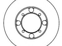 Disc frana MITSUBISHI COLT Mk III (C5_A), MITSUBISHI LANCER Mk IV limuzina (C6_A), MITSUBISHI LIBERO V (CB/D_A) - JURID 561815J