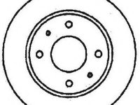 Disc frana MITSUBISHI COLT Mk III (C5_A), MITSUBISHI GALANT Mk IV limuzina (E3_A), MITSUBISHI LANCER Mk IV (C6_A, C7_A) - JURID 561658J