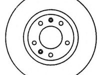 Disc frana MITSUBISHI COLT Mk IV (CA_A), MITSUBISHI LIBERO V (CB/D_A), PROTON WIRA hatchback (C9_C, C9_S) - JURID 561996J