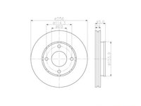 Disc frana Mitsubishi COLT VI (Z3_A, Z2_A) 2002-2012 #2 0986479187