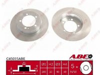 Disc frana MITSUBISHI ECLIPSE I D2 A ABE C45015ABE