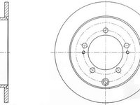 Disc frana MITSUBISHI ECLIPSE II D3 A ROADHOUSE 6903