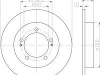 Disc frana MITSUBISHI FTO cupe (DE_A) - TEXTAR 92198103